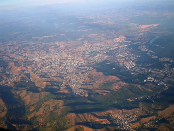 Vista aérea de Ipatinga, MG